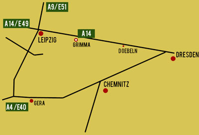 Lageplan Sachsen